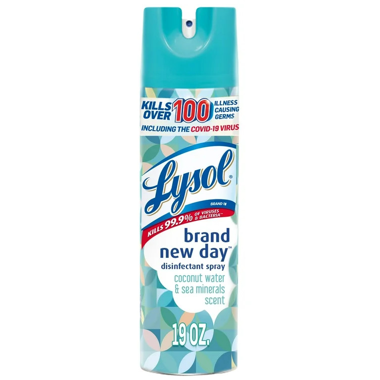Lysol Disinfectant Spray, Brand New Day Coconut Water & Sea Minerals , 19 oz. | Walmart (US)