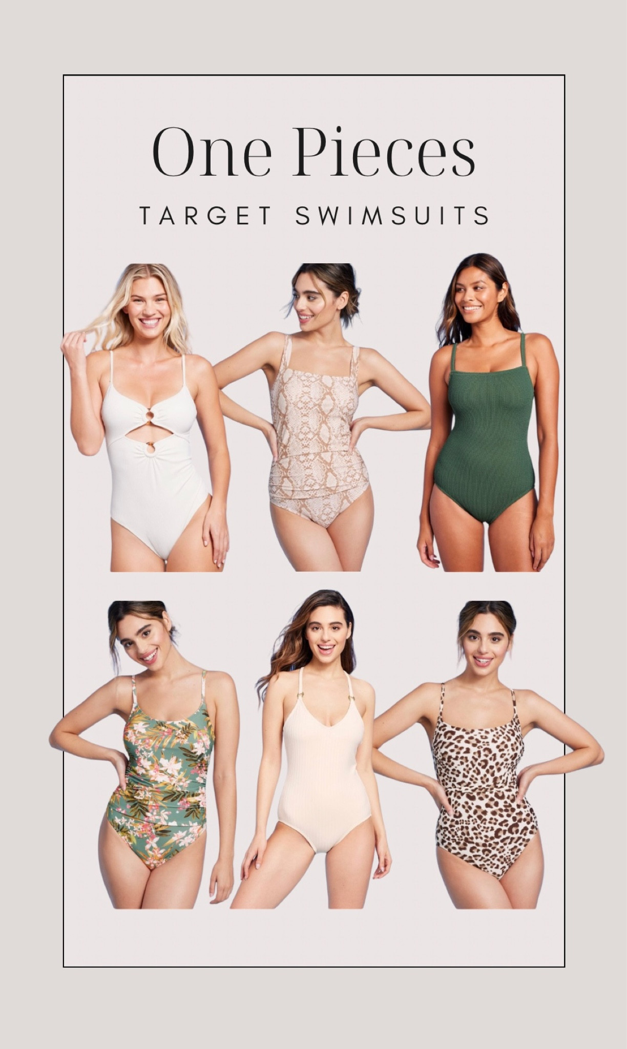 Target Obie piece swimsuits 

#LTKswim #LTKunder50 #LTKstyletip