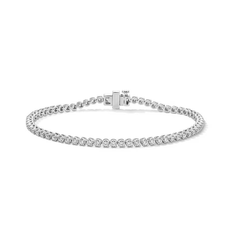1 CT. T.W. Certified Lab-Grown Diamond Tennis Bracelet in Sterling Silver (F/VS2) | Zales