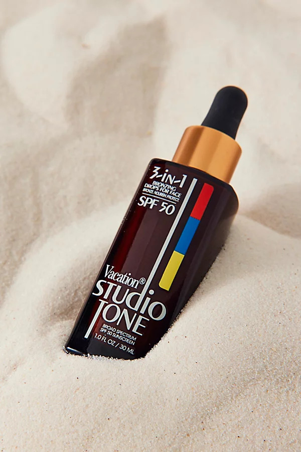 Vacation Vacation Studio Tone SPF 50 Bronzing Drops in Dark Brown at Urban Outfitters | Urban Outfitters (US and RoW)