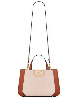 Small V Logo Signature Tote | FWRD 