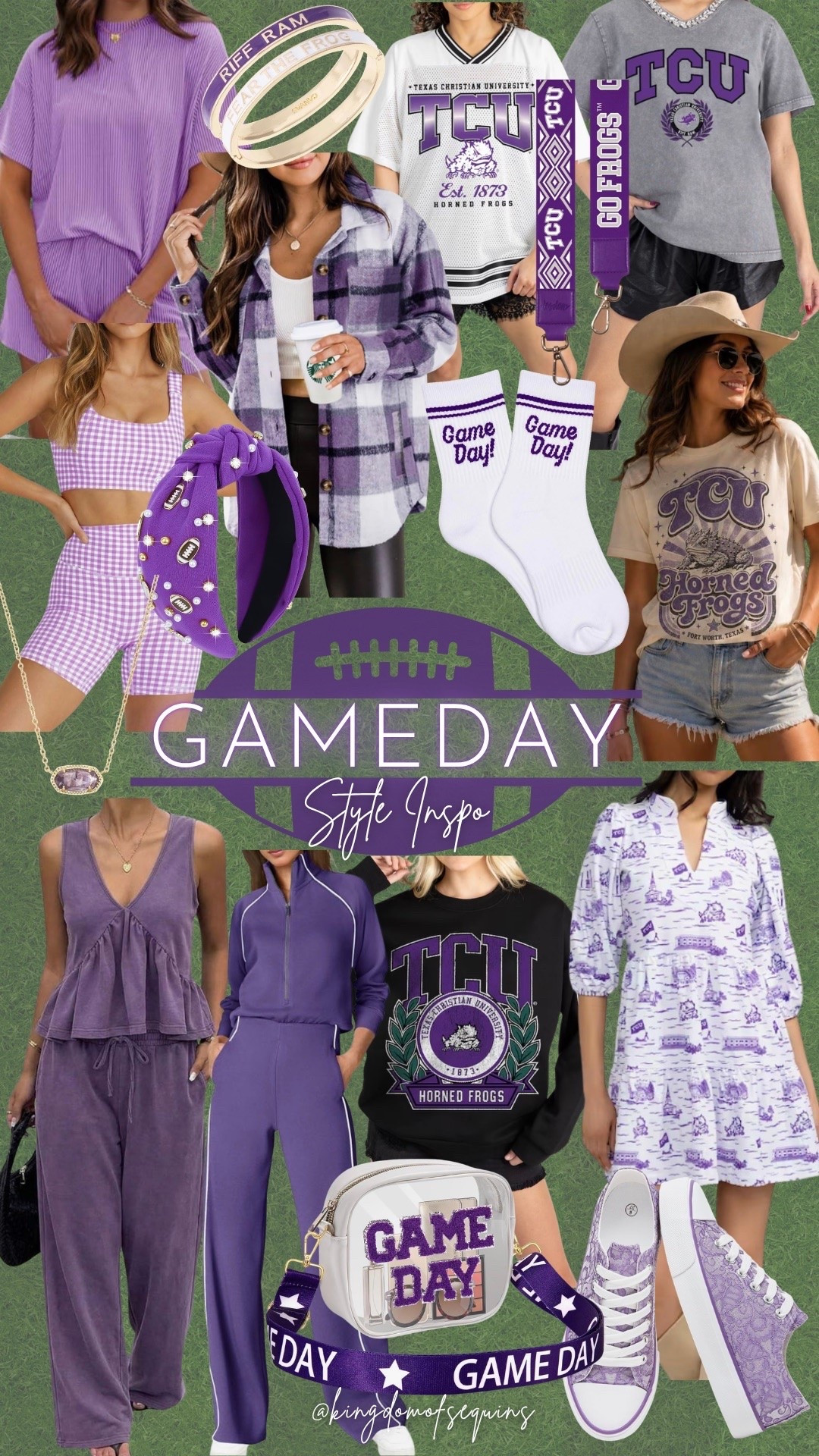 TCU game day style inspo 💜🏈

#LTKSeasonal #LTKootd #LTKActive