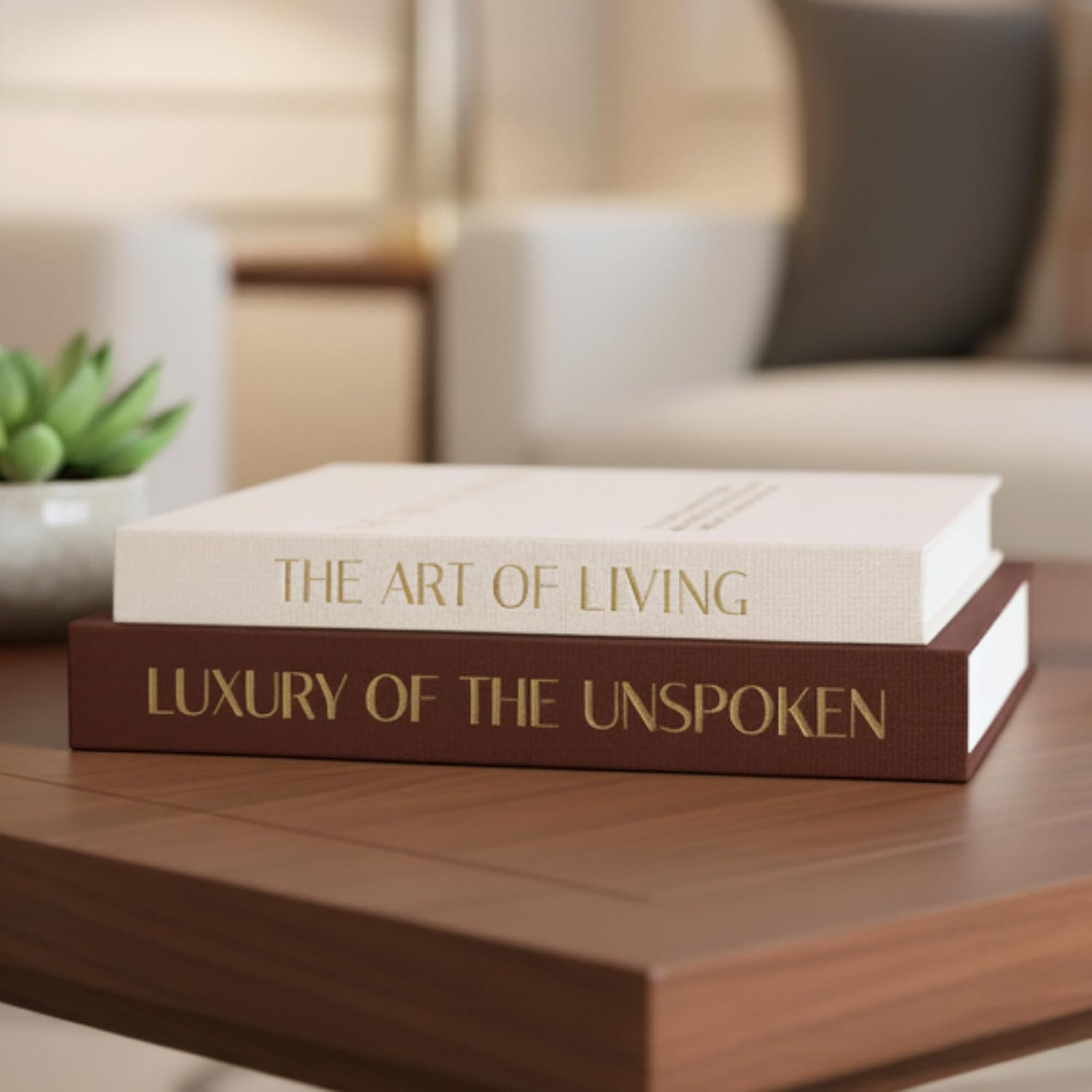 Decorative Books for Home Decor (Set of 2), Linen Fake Books for Decoration, Home Decor for Coffe... | Amazon (US)