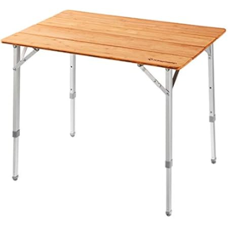 KingCamp Bamboo Folding Table Environmental Camping Table with Adjustable Height Aluminum Legs Heavy | Amazon (US)