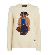 Wool-Cashmere Polo Bear Sweater | Harrods