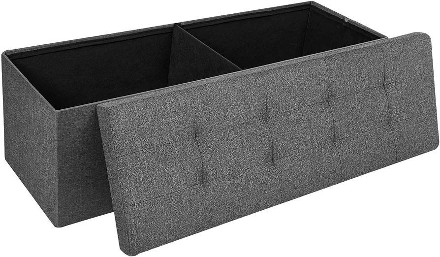 43" Folding Storage Ottoman Bench for Living Room, Bedroom, TV Entertainment - Bedroom Bench with... | Amazon (US)