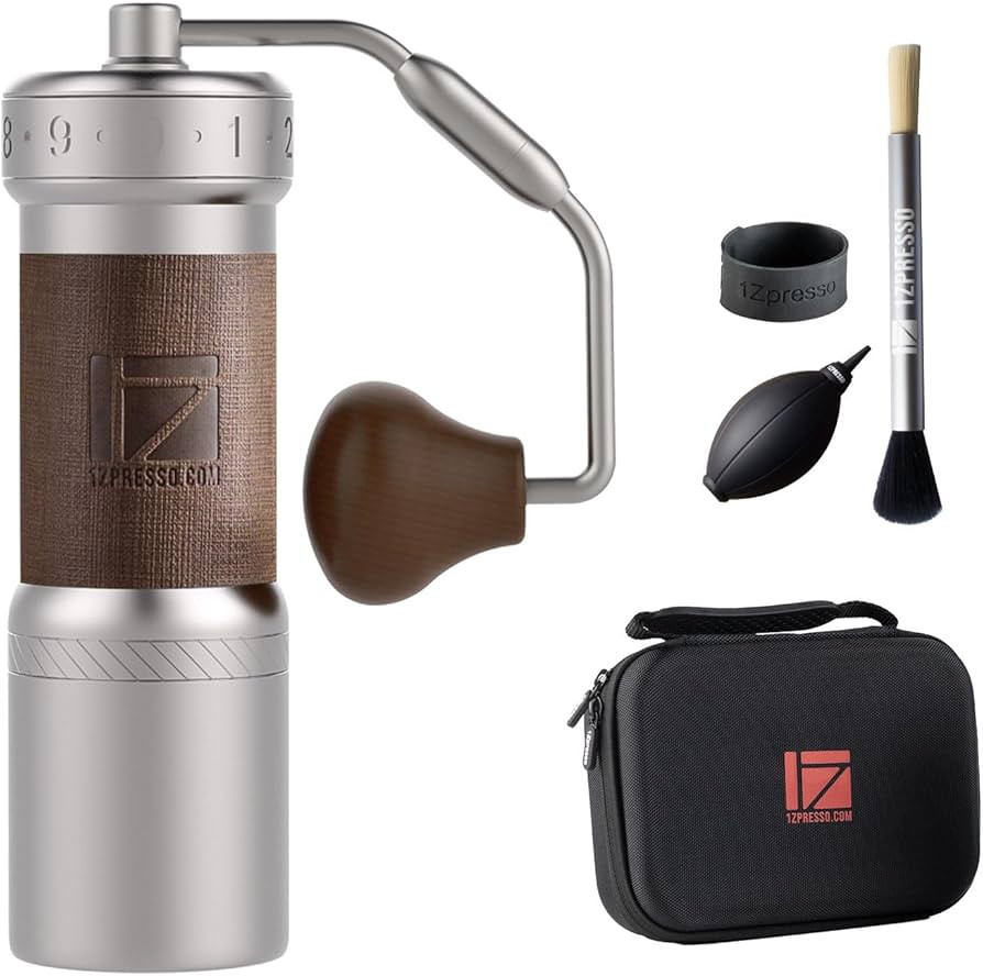 1Zpresso K-Ultra Manual Coffee Grinder Silver with Carrying Case, Assembly Consistency Grind Stai... | Amazon (US)