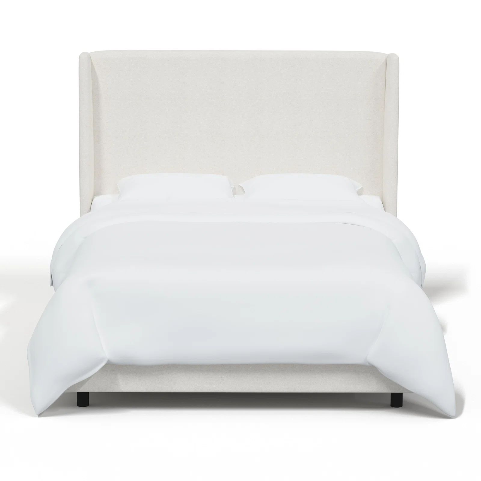 Zuma White Tilly Upholstered Low Profile Standard Bed | Wayfair North America