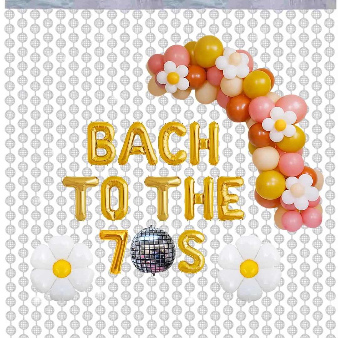 Bach to the 70s Balloon Set 70s Retro Themed Bachelorette Party Decorations Groovy Bachelorette P... | Etsy (US)