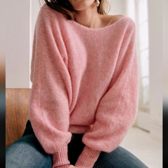 Sezane Gaby Kid Mohair/ Wool Jumper | Poshmark