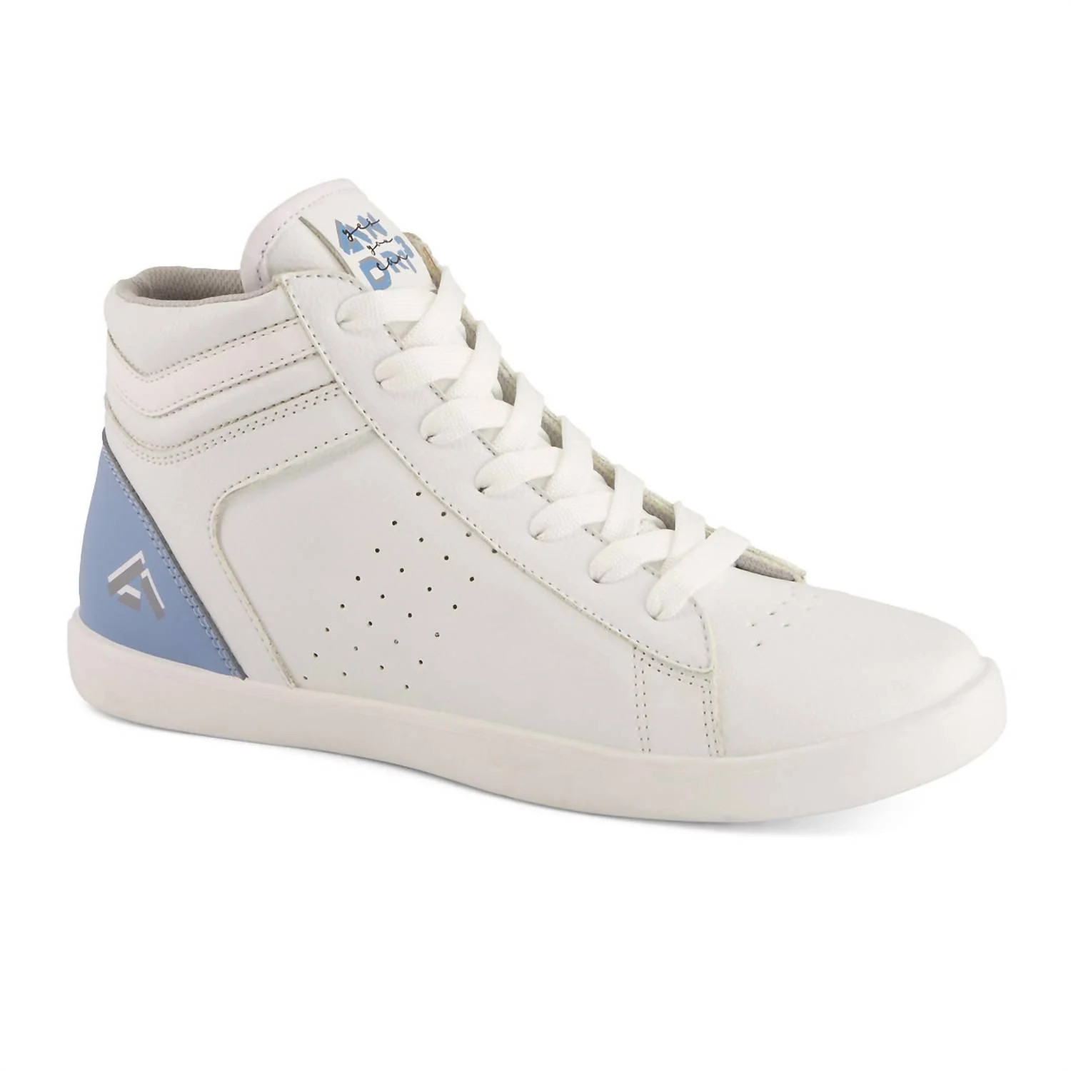 Women's High Top Classic Sneakers In White | Shop Simon
