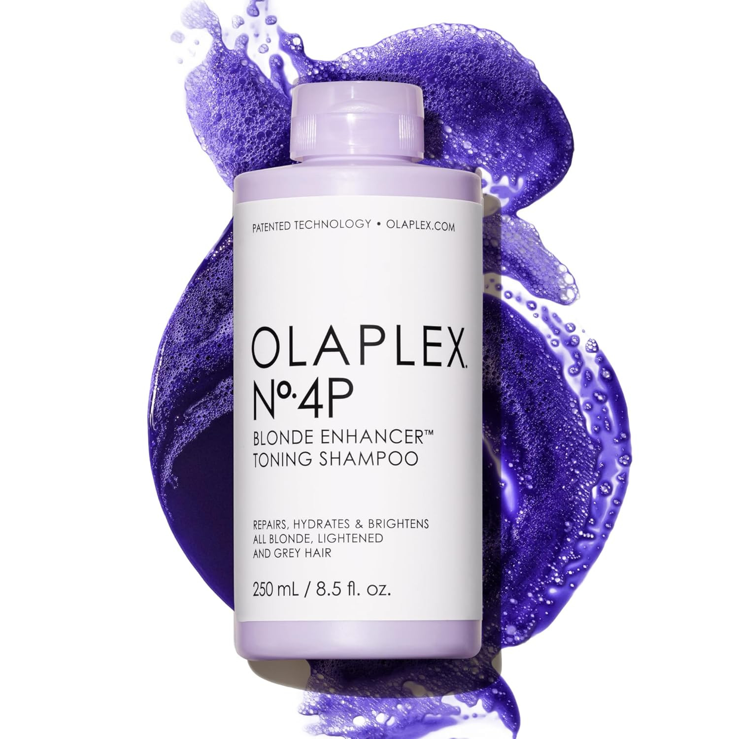 Olaplex No. 4P Blonde Enhancer Purple Toning Shampoo, Repairs, Hydrates, & Brightens All Blonde, ... | Amazon (US)