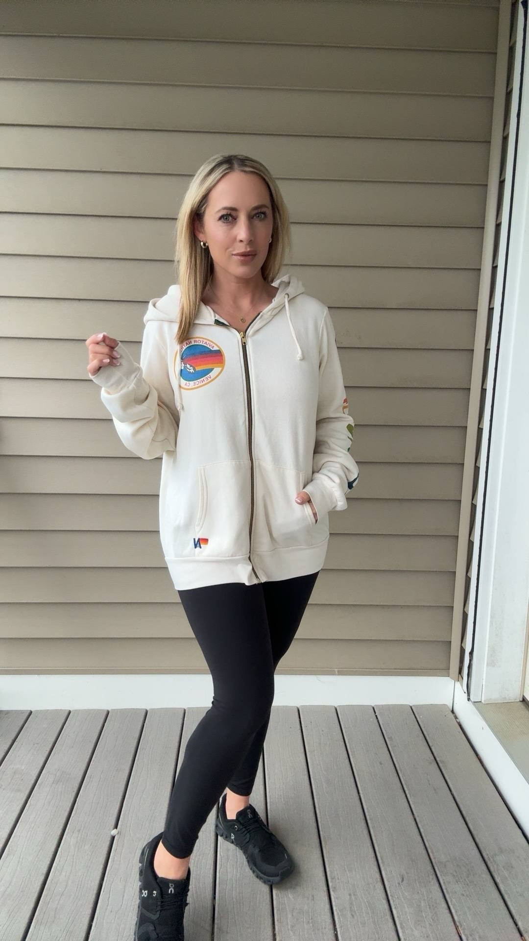 Casual outfit. Aviator nation. Lululemon align leggings. On cloud sneakers 

#LTKSummerEdit #LTKFindsUnder100 #LTKMidsize