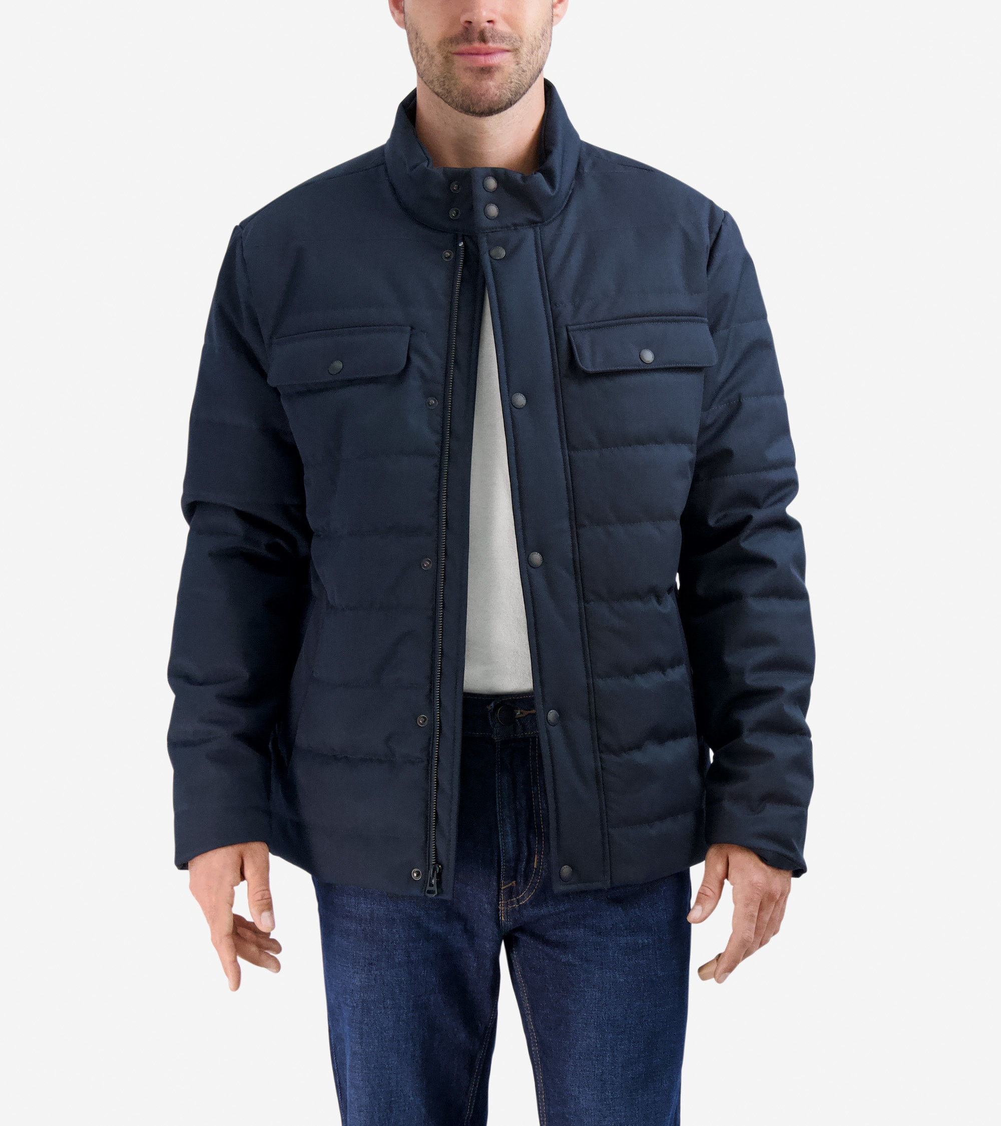 Men's Quilted Rain Jacket | Cole Haan (US)
