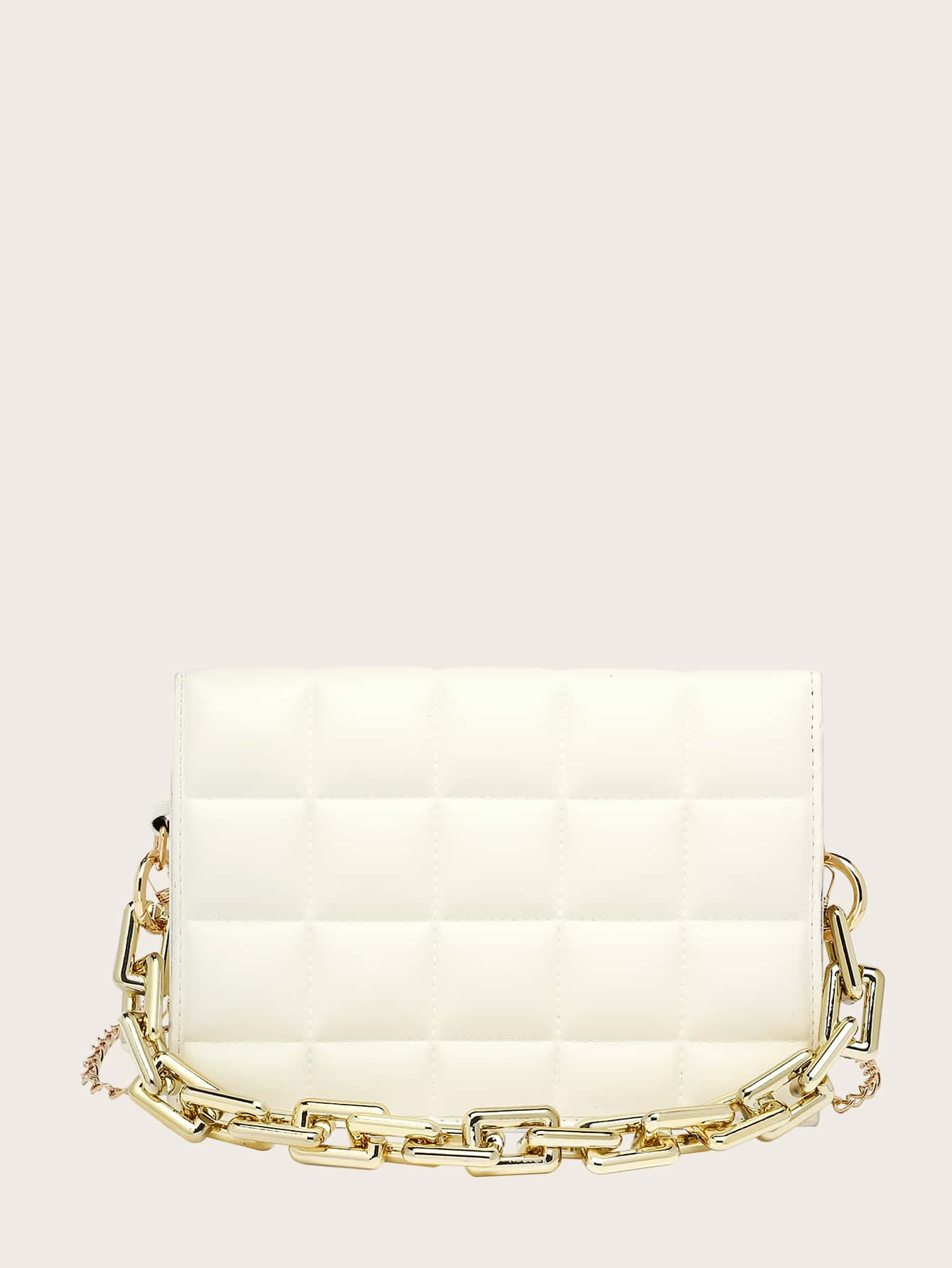 Umhängetasche mit Stich Detail und Kette | SHEIN