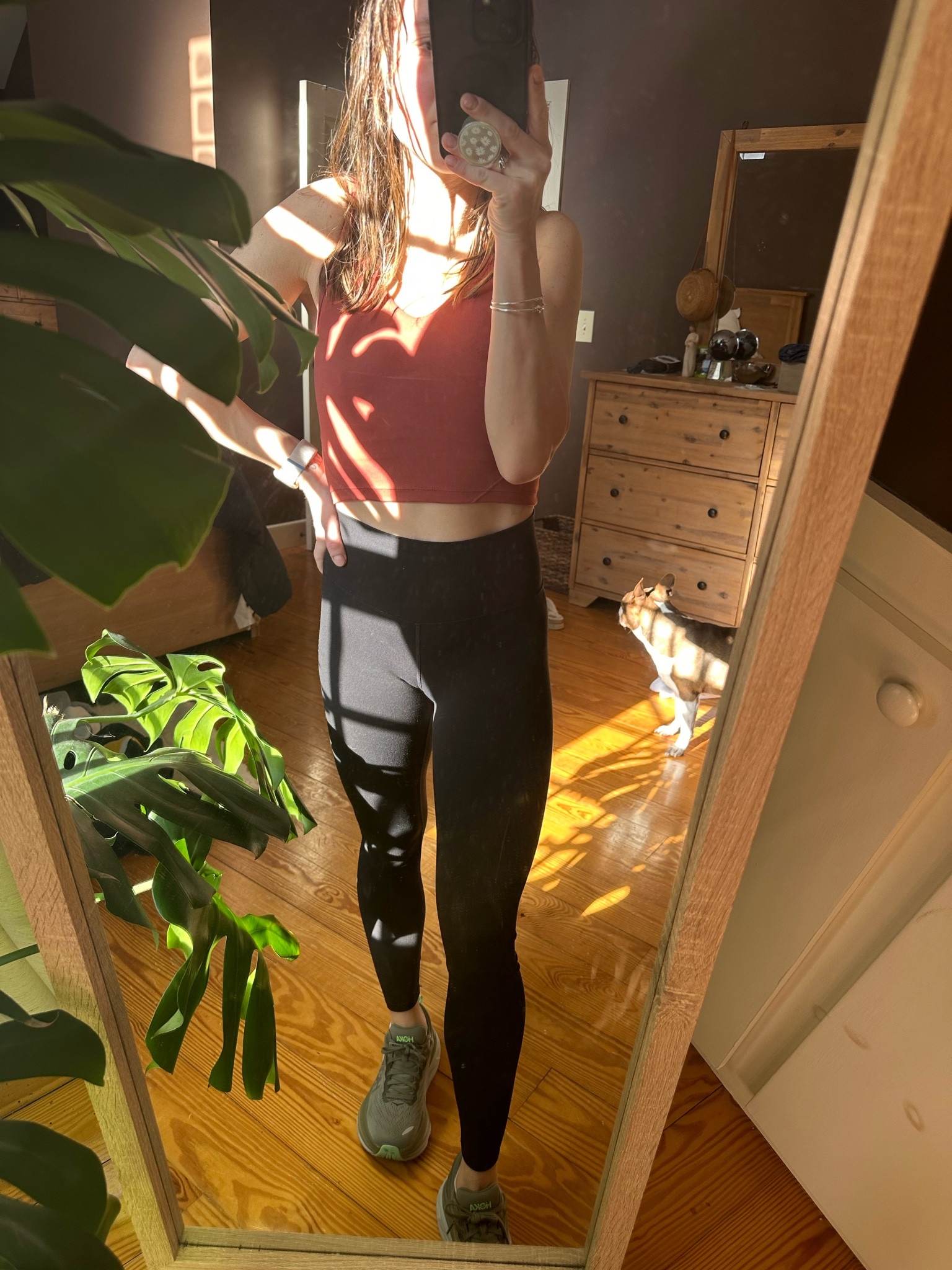 Realllllly loving these vuori leggings for running. I hate feeling restrained by tight leggings and these have such amazing stretch and feel like silk. Wearing a XS and honestly whatever your size I’d suggest sizing down because they have room!! 

Also wearing size 6 in the hoka Bondi 8 and they’re TTS

#LTKGiftGuide #LTKfitness #LTKfindsunder100