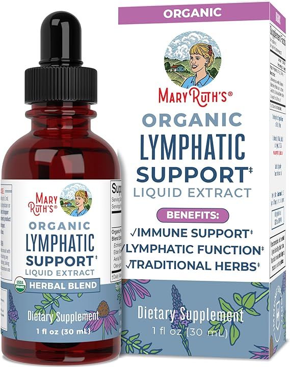 Lymphatic Support Drops | USDA Organic Lymphatic Cleanse Immune Support Supplement| Lymphatic Sup... | Amazon (US)