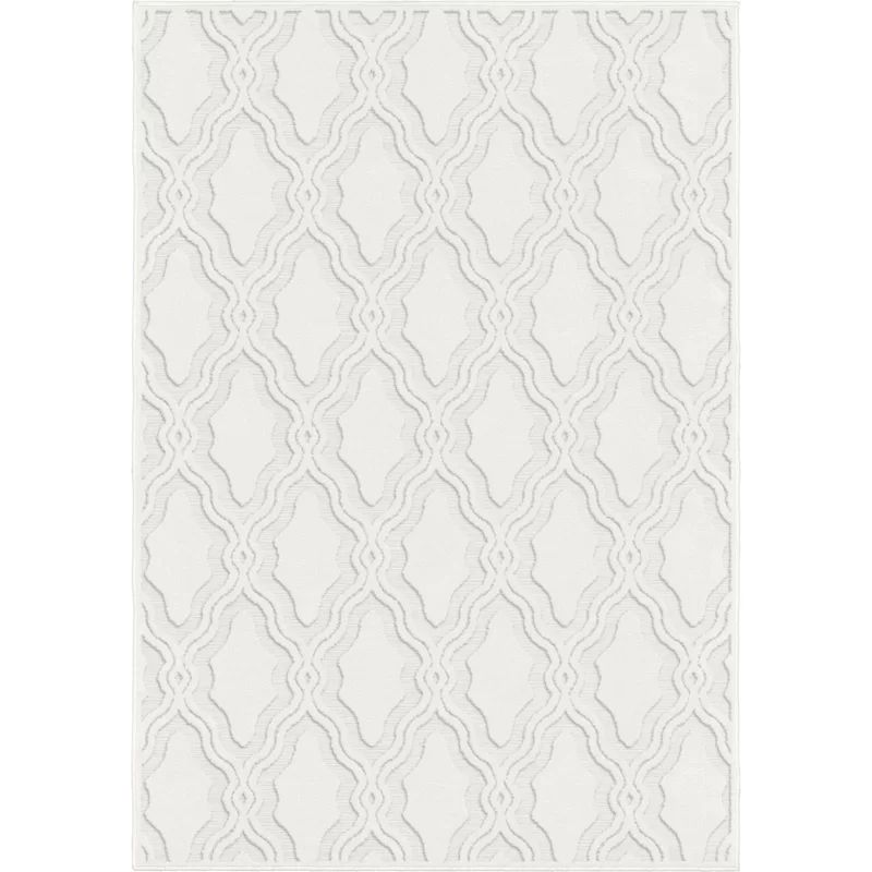 My Texas House by Orian Indoor/Outdoor Cotton Blossom Natural Area Rug | Wayfair North America