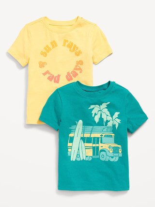 2-Pack Unisex Short-Sleeve Graphic T-Shirt for Toddler | Old Navy (US)