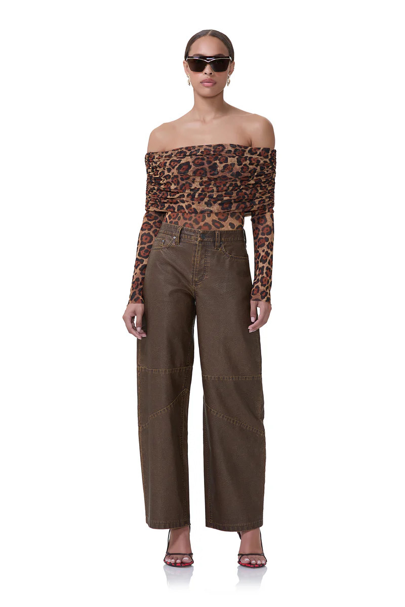 Maxine Bodysuit - Cocoa Leopard | ShopAFRM