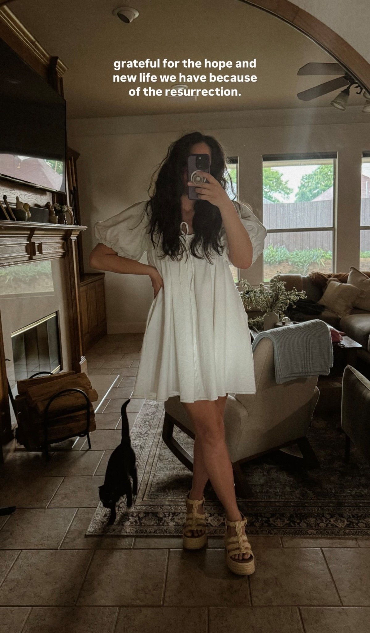 I don’t usually reach for dresses and wedges, but I did for Easter this year — and it felt so good to feel a little more dressed up while still feeling like myself.
Linking everything here if you’re needing a simple spring outfit too!

#LTKFindsUnder50 #LTKSeasonal #LTKFindsUnder100