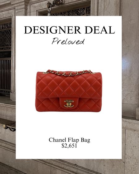 Chanel Classic Flan Bag- authentic preloved bag.
A great deal with an amazing red color, such a classic 


#LTKitbag #LTKstyletip