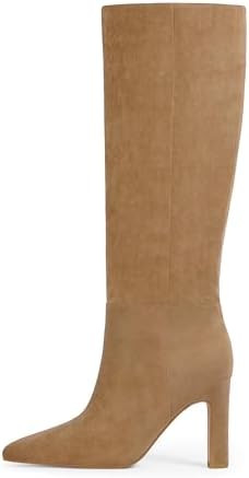 Knee High Boots Women Pointed Toe Chunky High Heel Tall Boots for Women Block Fall Long Knee High... | Amazon (US)