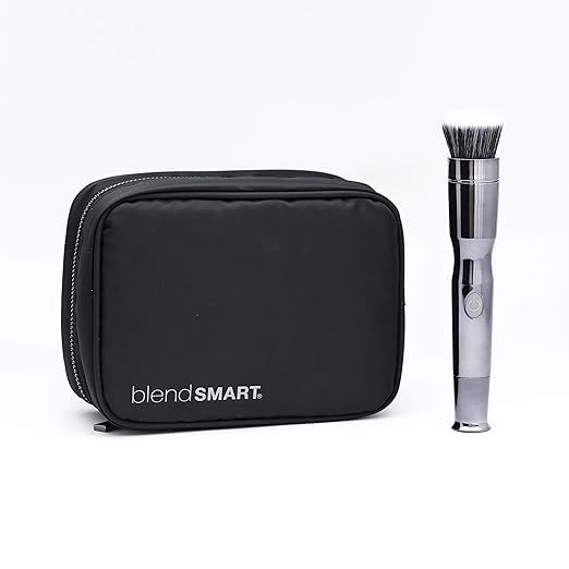 blendSMART2 Metallic Shimmer Rotating Makeup Brush Starter Set + Cosmetic Bag | Amazon (US)