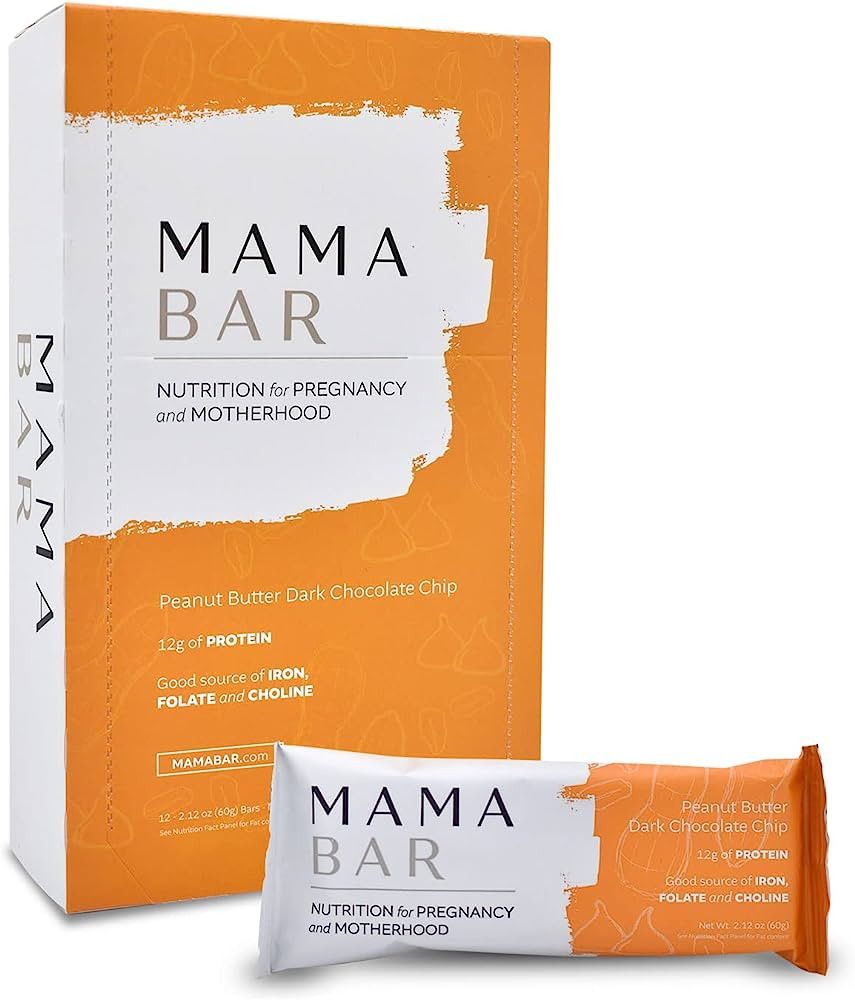 Mama Bar Pregnancy and Breastfeeding Nutrition Bar | High in Protein, Good Source of Iron, Suppor... | Amazon (US)