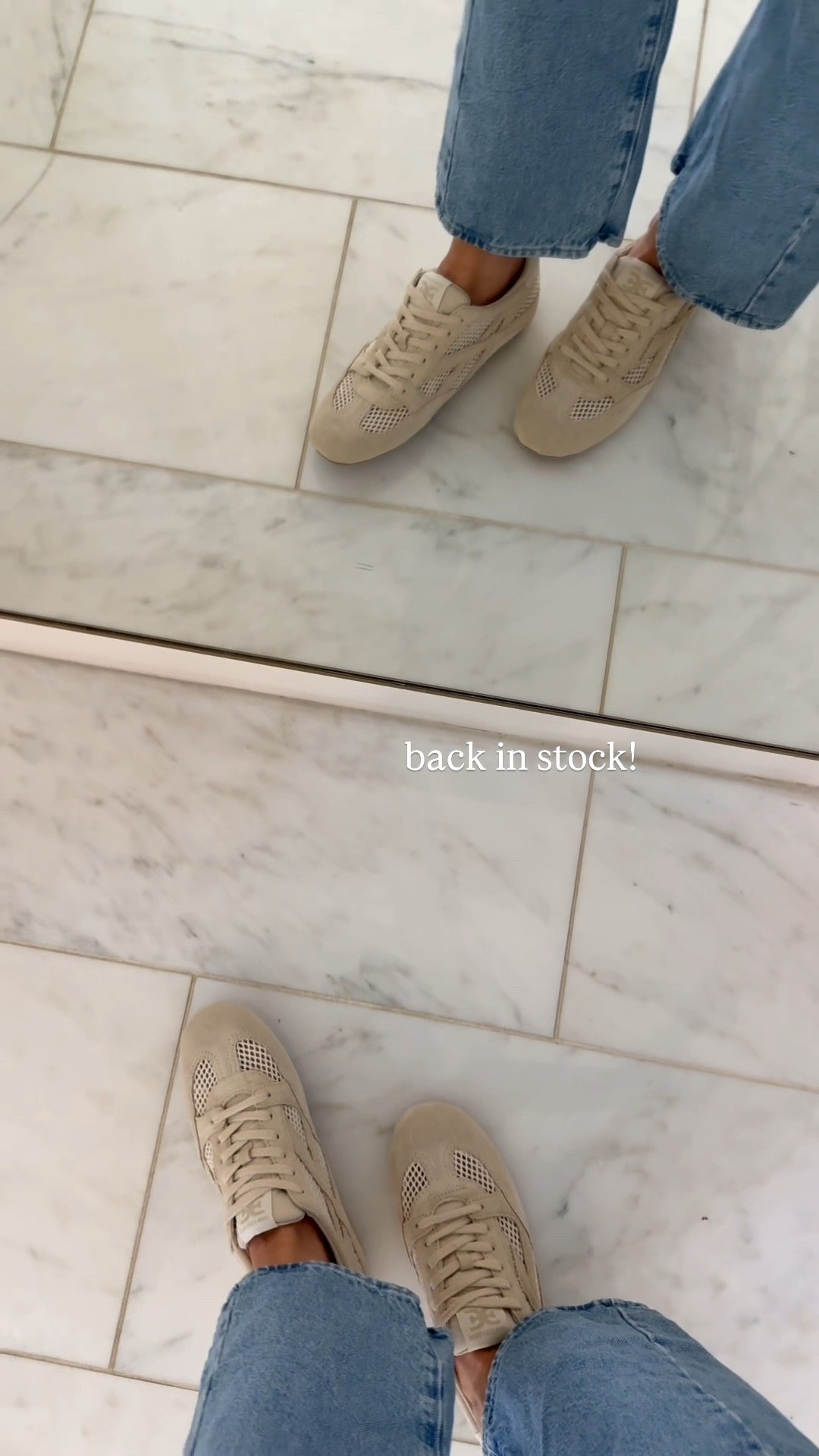 Found these fully in stock! The cutest low profile spring summer sneaker 