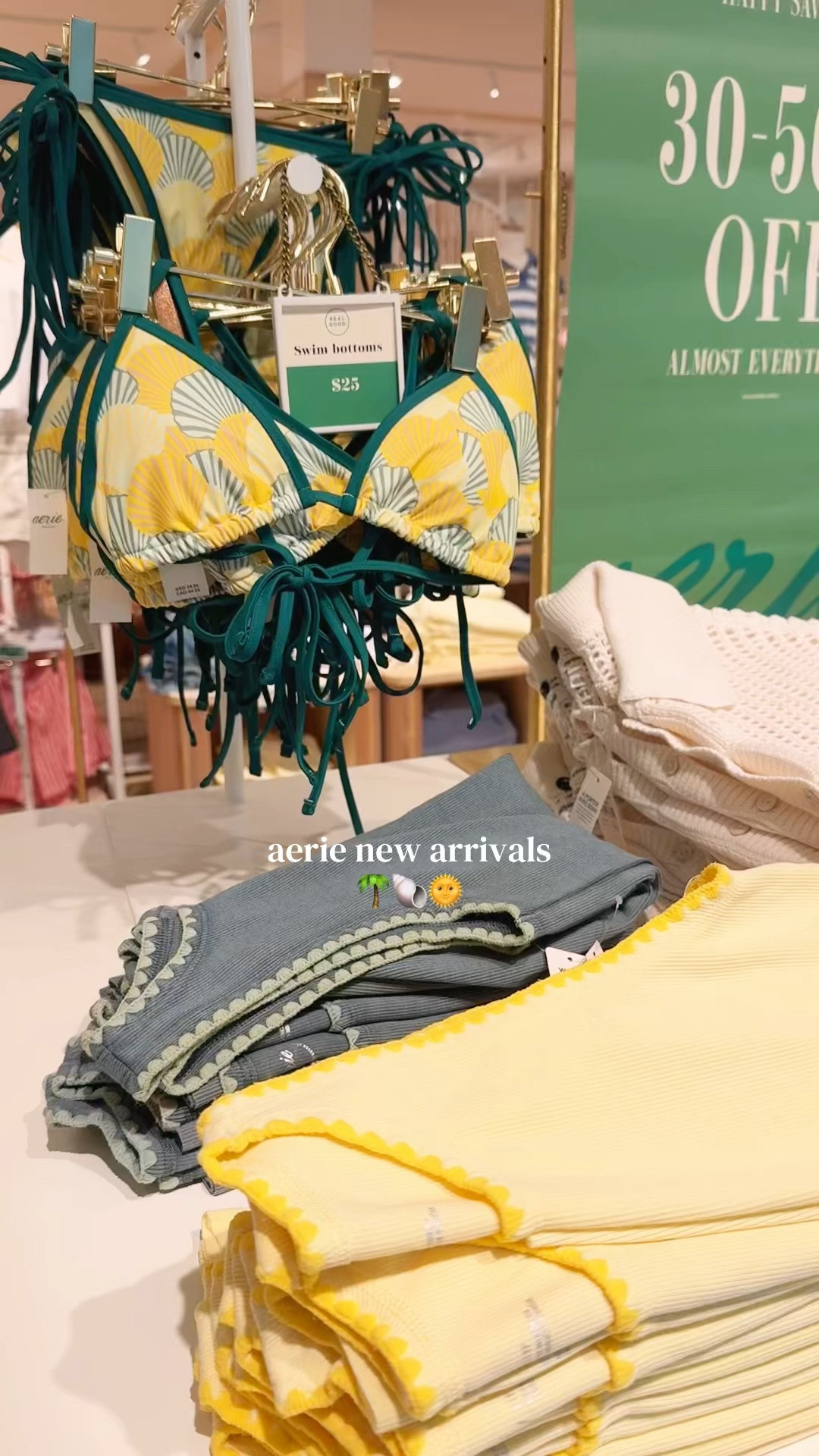 summer new arrivals at aerie ✨🤍 @Aerie #summer #mallhaul #summerhaul #summershopping #aerie #bikiniseason #bikinihaul #affordableswimwear

#LTKSwim #LTKootd #LTKvlog