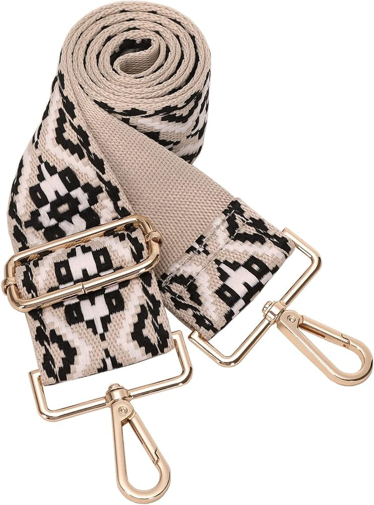 GINJKGO Purse Straps Replacement Crossbody - Adjustable Bag Strap for Purses, Wide Shoulder Strap... | Amazon (US)