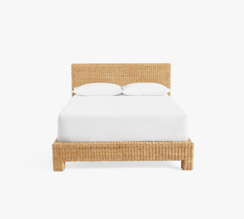Cardiff Woven Platform Bed | Pottery Barn (US)