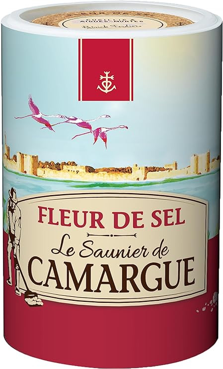 Le Saunier De Camargue Fleur De Sel Sea Salt (Plastic Tub), 35.2 Ounce | Amazon (US)