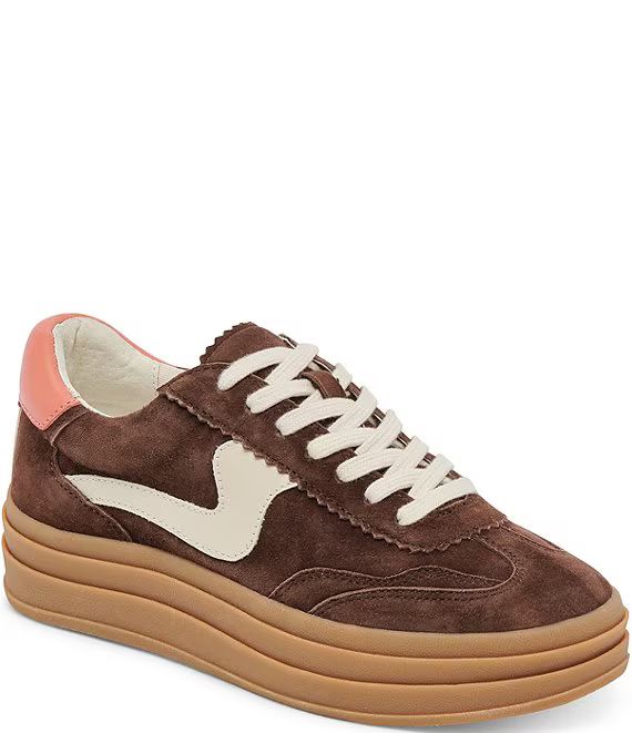 Dolce Vita NoticeX Suede Retro Platform Sneakers | Dillard's | Dillard's