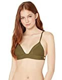 Hurley Women's Apparel Quick Dry Bralette Surf Top, Olive Canvas, L | Amazon (US)