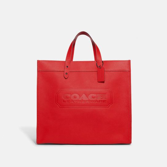 Field Tote 40 With Coach Badge | Coach (US)