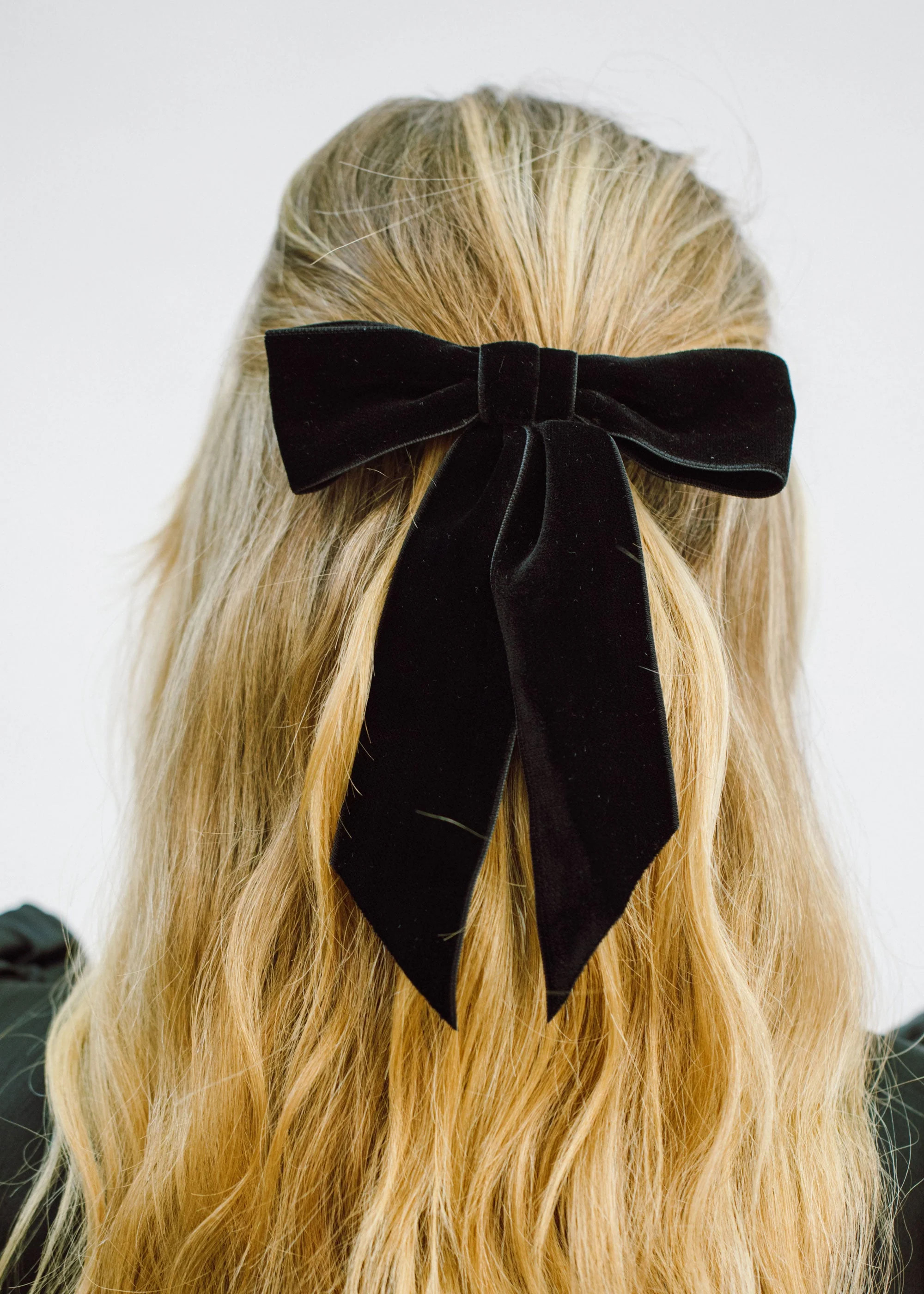 Wide Velvet Bow Barrette | Jennifer Behr 