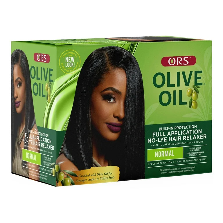 ORS Olive Oil Built-in Protection No-Lye Relaxer, Normal, for Fine to Medium Hair, 1 Application | Walmart (US)