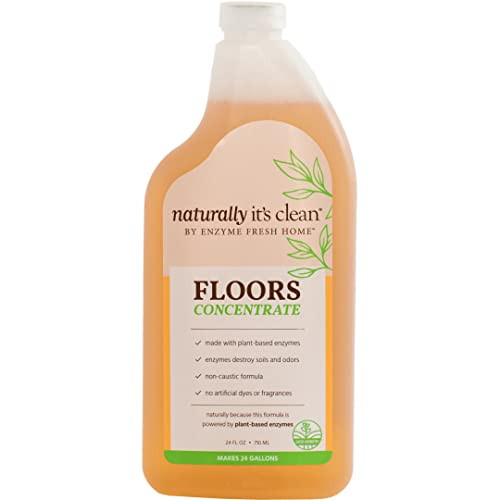 naturally It's clean Floor Cleaner (Makes 24-Gallons) for All Floor Types (Plant Based Enzymes) p... | Amazon (US)