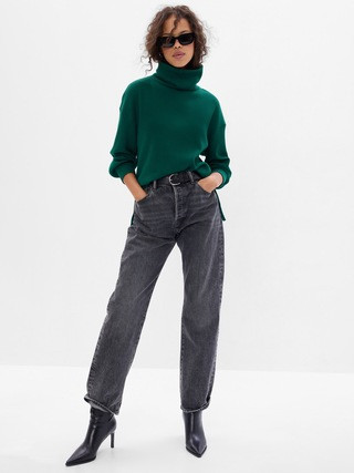 Waffle Oversized Chunky Turtleneck | Gap (US)