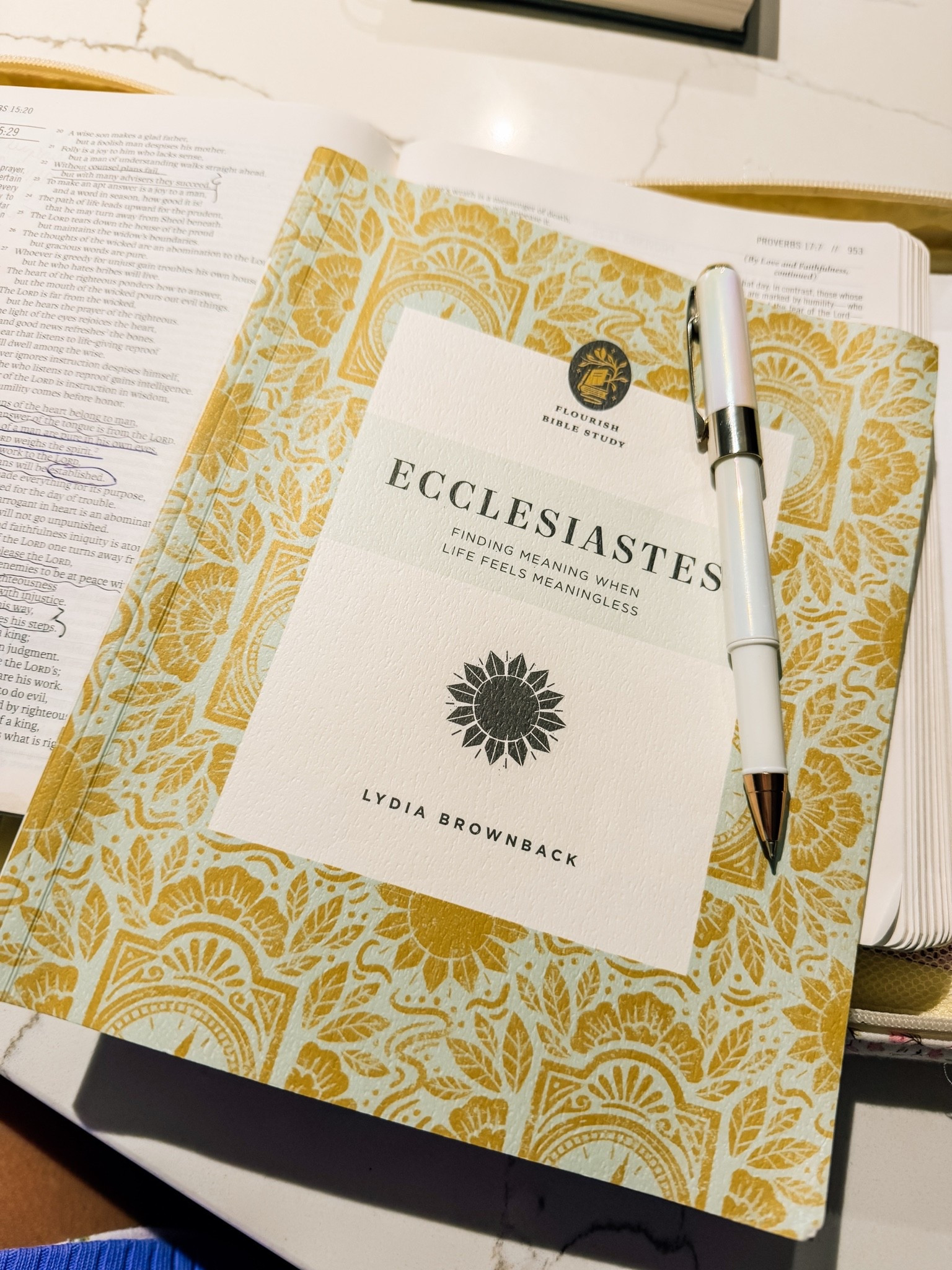 I’ve worked through several of Lydia Brownback’s Bible studies, but I honestly think Ecclesiastes has been my favorite so far.

This book has challenged me in ways I wasn’t expecting. It’s exposed how easily I look to success, control, productivity and even “good” things to give me what only Jesus can. Instead of leaving me discouraged, it’s pointed me back to what actually lasts.

If you’re looking for a Bible study that’s thoughtful, Scripture-rich and will make you slow down and examine your heart, I can’t recommend this one enough. 🤍

#LTKmorningroutine #LTKmomlife #LTKselfcare