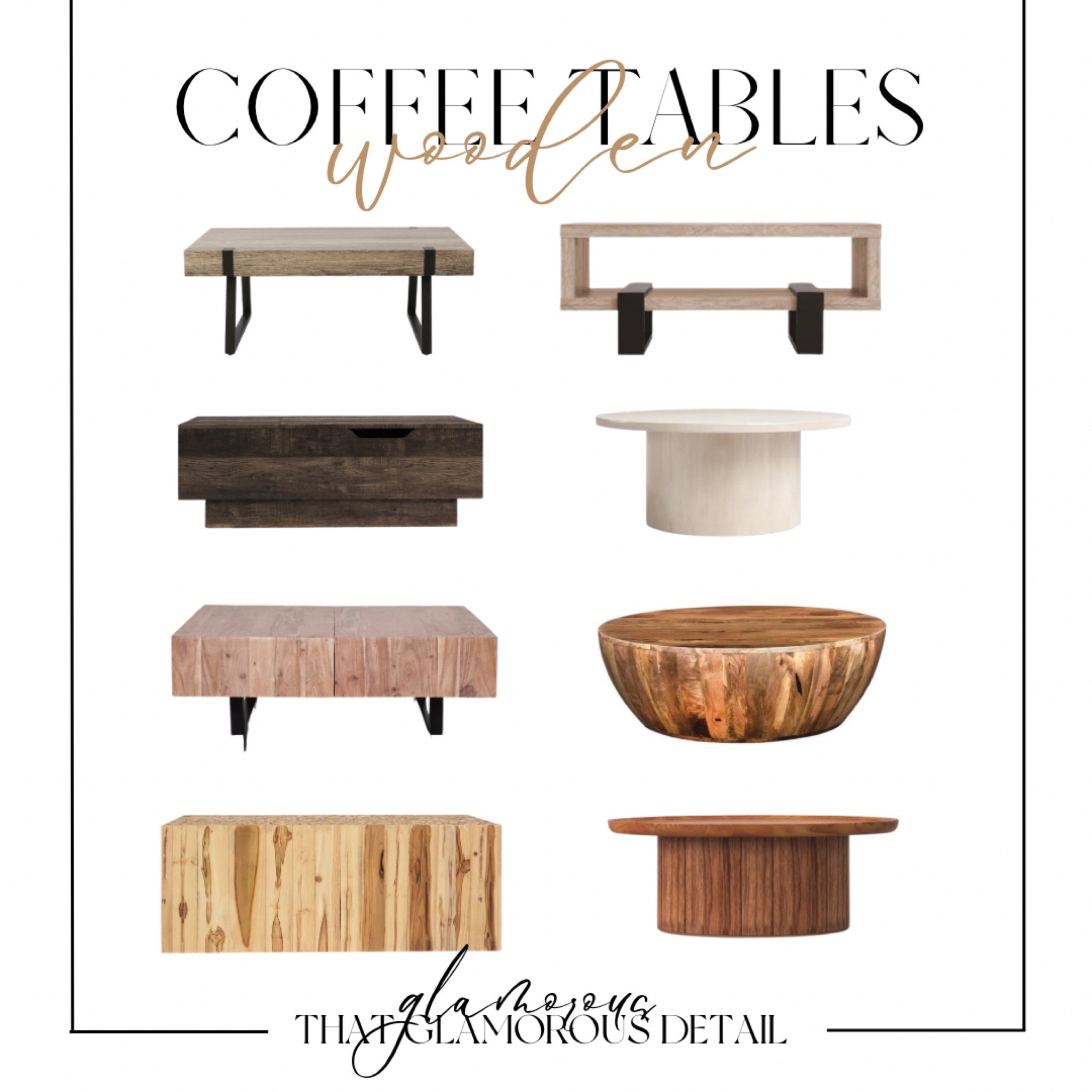 Rejuvenate your home with a new coffee table! 

&& they’re on sale! Grab yours today!!! 

#wayfair #home #furniture #coffeetables #woodencoffeetable #roundcoffeetable #coffeetablesale #furnituresale
#homedecorfinds

#LTKstyletip #LTKhome #LTKsalealert