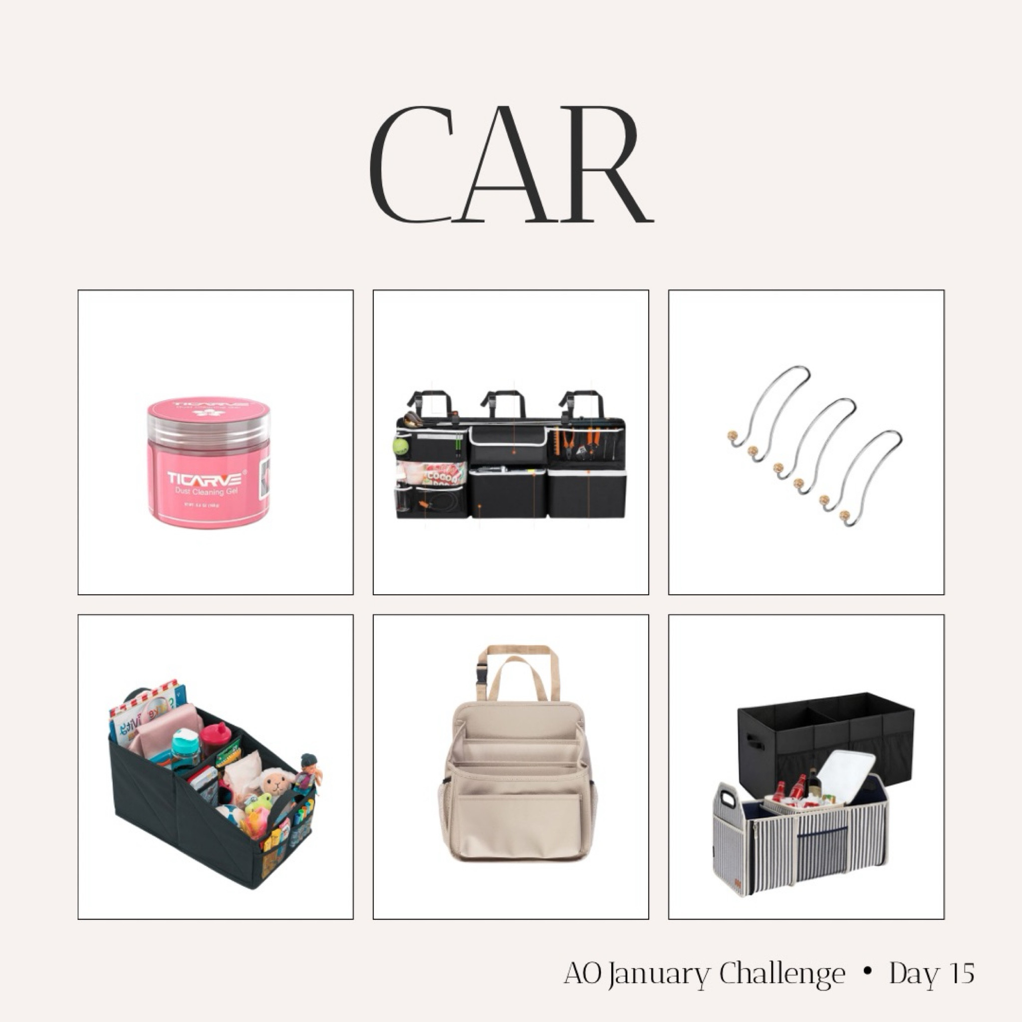 🚗 Car! Day 8️⃣ of the #aullorganizedchallenge

1. Got 15 minutes? Grab the trash bag!

2. Open all the doors and the trunk! Turn on the car and pump some 🎶 to keep you motivated. If the car is on make sure the garage is open, too. - we don’t need anyone passing out while organizing. 😉

3. 🗑 Throw away all the trash you can find. - don’t forget the trunk, glove compartment and center console.

4. Make a pile of things that need to go back inside. 👉🏼 Cups/Toys/Bags/Clothes etc.

5. Leave an 🌂 , ice scraper, reusable totes, blanket —the ESSENTIALS.

6. Still got momentum? Impressive. 🥳 Grab the vacuum and go to town! Oh, and wipe down those dusty surfaces. Not up to it? #treatyoself and take it to the fancy car wash and have them do it for you. 💃🏻

7. Take out the trash, put back items you no longer need and pat yourself on the back. You did it! 🏆

🤳🏼Post your picture of today’s challenge to your stories and tag @aullorganized and use #aullorganizedchallenge to connect with the community!

#LTKHome #LTKFindsUnder50 #LTKTravel