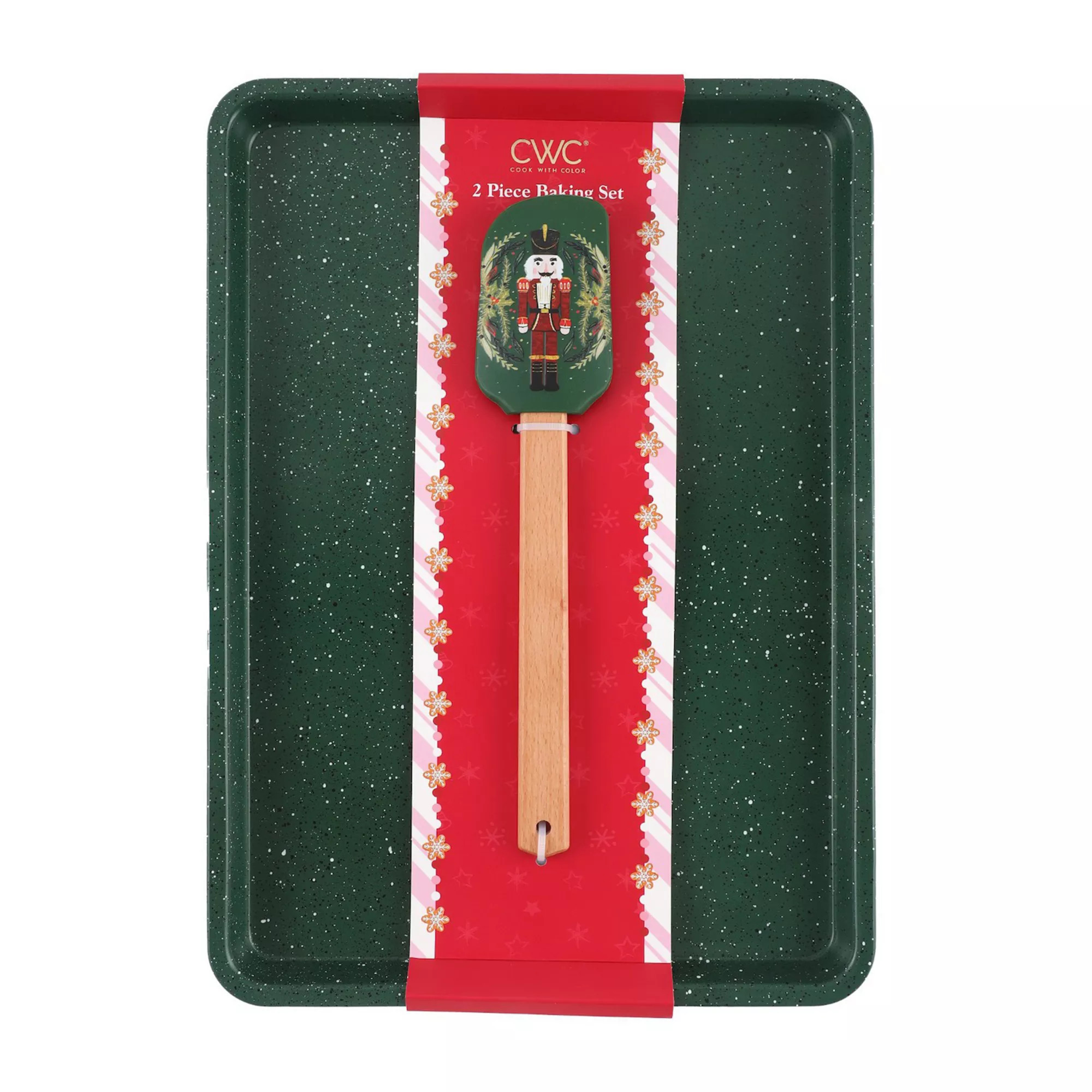 Holiday Green Baking Set 13" x 10" Baking Pan & Spatula Set | Kohl's