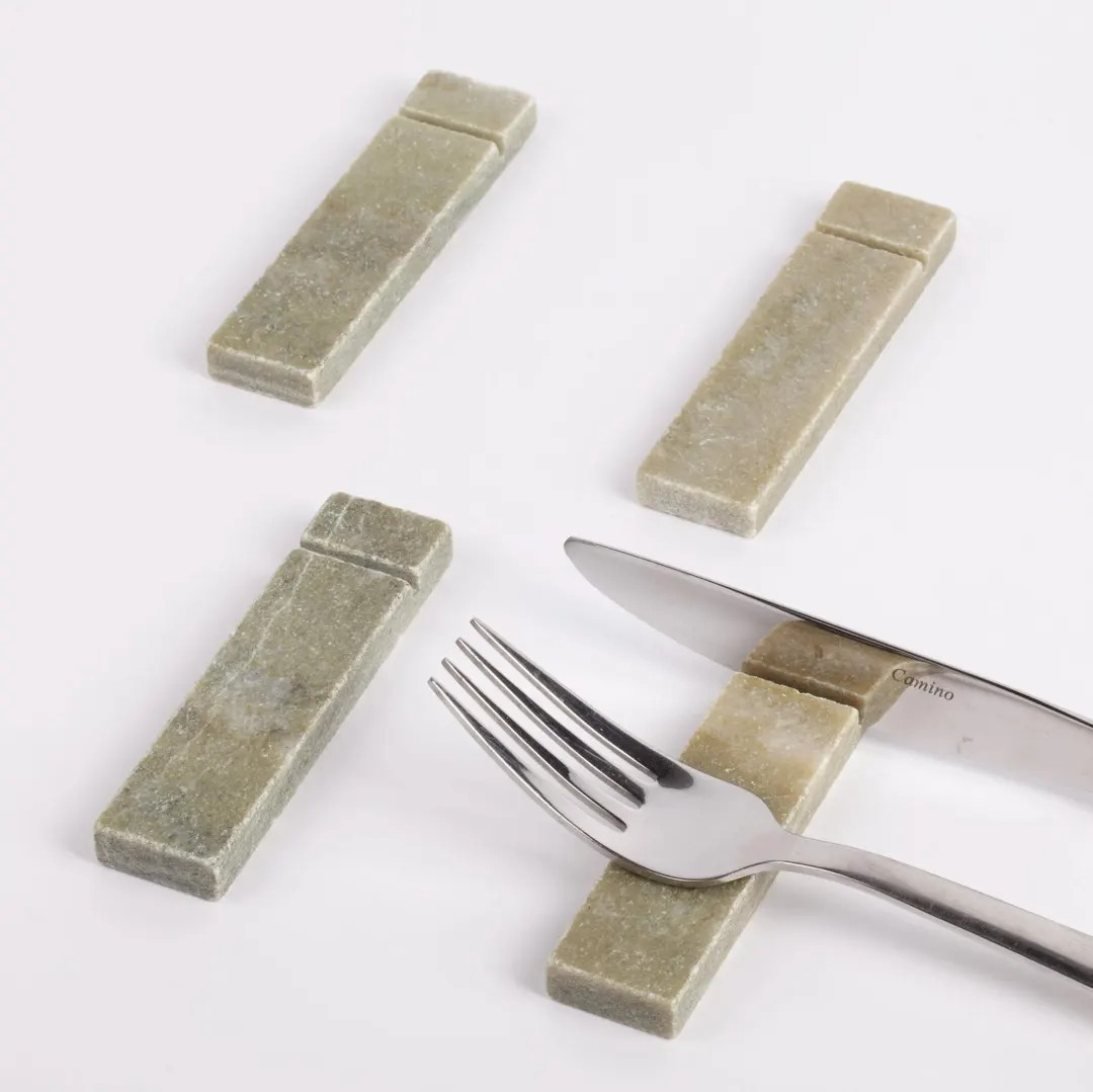 Green Marble Cutlery Rest Set: Knife & Chopstick Holder, 6-piece - Etsy | Etsy (US)