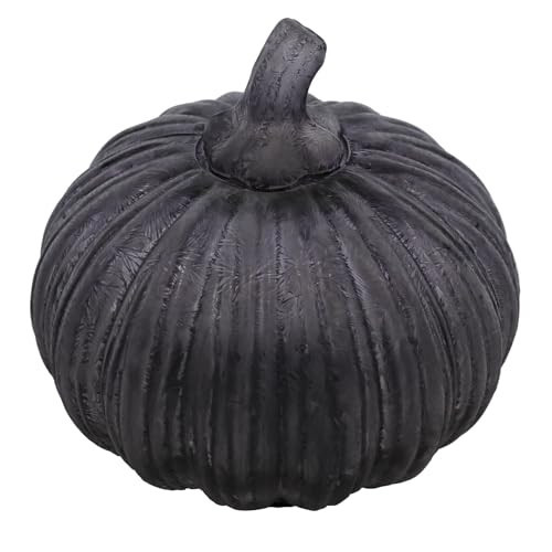 Ashland 4.5" Black Glass Pumpkin Halloween Home Decor | Amazon (US)
