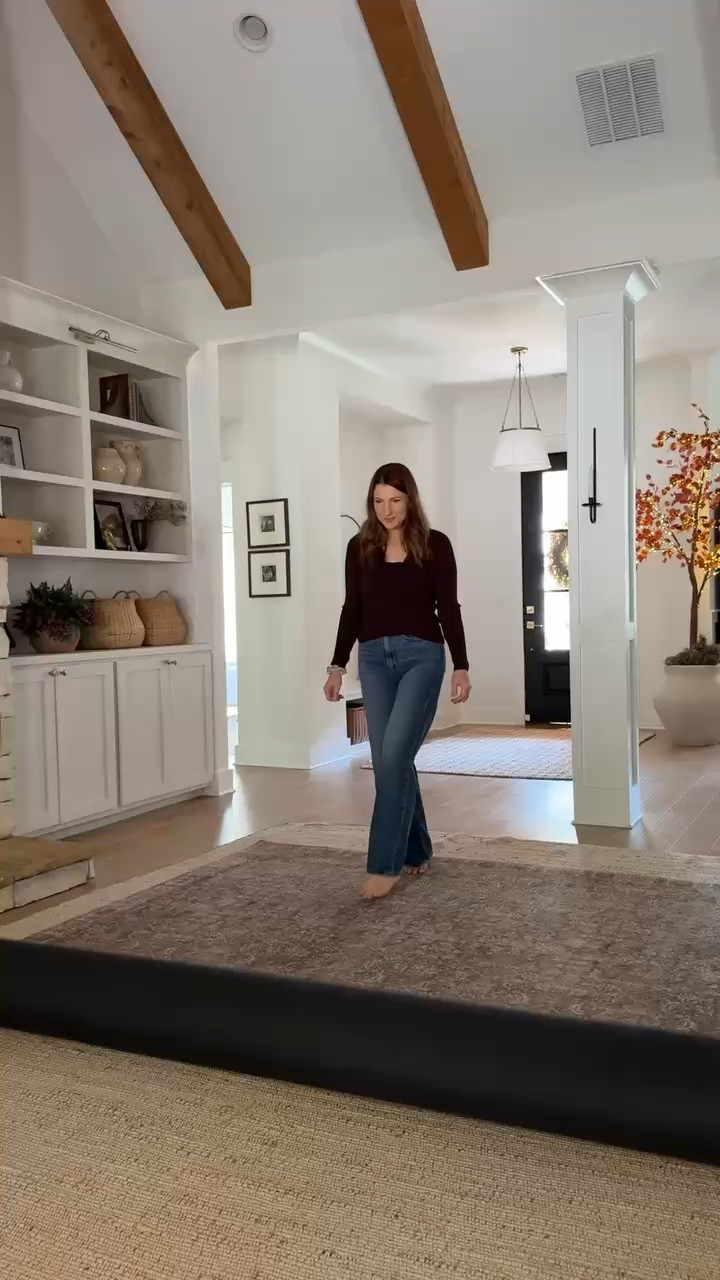 Layering the rugs in our great room has been such a great decision! It makes the room feel bigger, cozier, and perfect for fall and winter. 🤍🍂

#LTKHome #LTKSeasonal