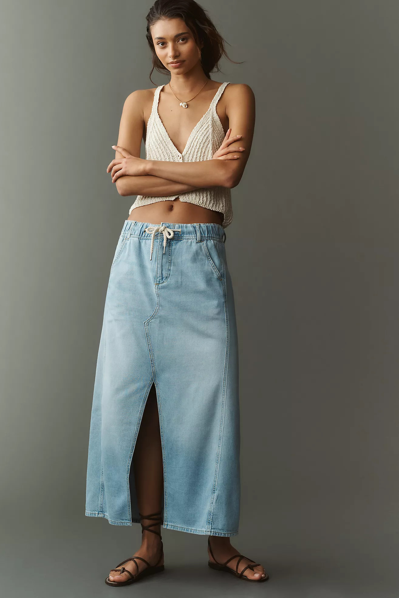 Adi Maxi Skirt by Pilcro | Anthropologie (US)