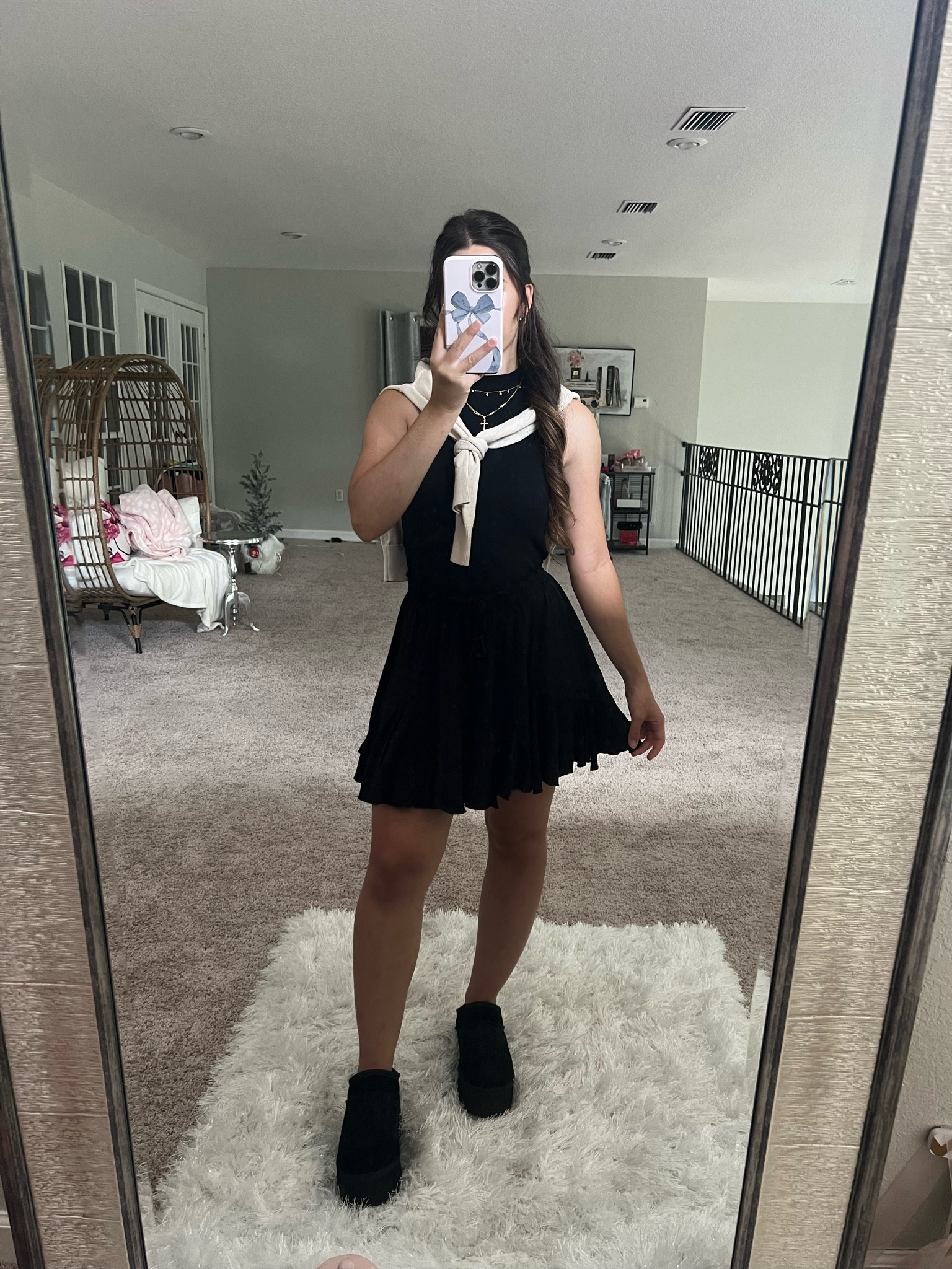 Early Fall outfit inspo: turtleneck tank top, black skirt, Ugg platform booties dupe, cream sweater (polka dot sweater), gold jewelry, black snake purse (Gucci look for less). Xoxo

amazon boots / fall outfits / fall fashion 2024 / fall outfits 2024 /ugg dupe / cold fall outfits women / otk booties / fall outfit inspo / fall outfit ideas / date night outfit/ womens fall outfits / fall outfit inspirations / cute fall outfits / casual fall outfits / fall fashion 2024 / fall fashion trends / womens fall fashion / edgy fall fashion / early fall outfits / fall transition outfits / college fashion / college outfits / college class outfits / college fits / college girl / college style / college essentials / amazon college outfits / back to college outfits / back to school college outfits / college tops / Neutral fashion / neutral outfit / Clean girl aesthetic / clean girl outfit / Pinterest aesthetic / Pinterest outfit / that girl outfit / that girl aesthetic / fall outfits amazon / amazon fall outfits / fall fashion amazon / fall fashion 2024 amazon / amazon fall fashion / fall amazon fashion / amazon womens fall  fashion / amazon womens fashion fall / amazon fashion / amazon fashion finds / amazon womens fashion

#LTKshoecrush #LTKstyletip  #ltkvideo

#LTKShoeCrush #LTKU